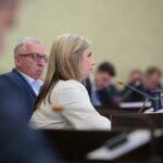 Kielce. Sesja Rady Miasta Kielce. Na zdjęciu: Joanna Litwin - radna Projektu Wspólne Kielce / Wiktor Taszłow / Radio Kielce