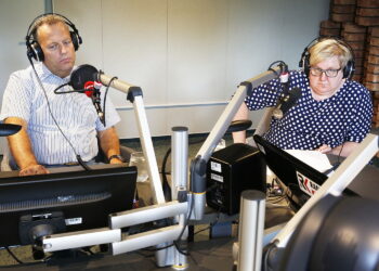 25.07.2019 Radio Kielce. Punkty Widzenia. Rafał Szpak, dyrektor Świętokrzyskiego Centrum Matki i Noworodka w Kielcach i dr n. med. Grażyna Wiraszka / Jarosław Kubalski / Radio Kielce
