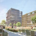 Kielce. Wizualizacja biurowców przy ul. Zagnańskiej / Tera Group Pracownia Architektoniczna Kielce