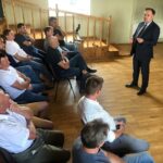 Klimontów. Spotkanie posła PiS Marka Kwitka z przedstawicielami „Piątki Rolnika” / Grażyna Szlęzak - Wójcik / Radio Kielce