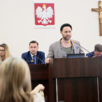 Kielce. Sesja Rady Miasta Kielce. Na zdjęciu: Maciej Bursztein - radny Bezpartyjni i Niezależni / Wiktor Taszłow / Radio Kielce