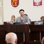 Kielce. Sesja Rady Miasta Kielce. Na zdjęciu: Maciej Bursztein - radny Bezpartyjni i Niezależni / Wiktor Taszłow / Radio Kielce