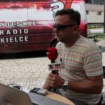 Działoszyce. Letni Raport Dnia. Na zdjęciu: Robert Szumielewicz / Krzysztof Bujnowicz / Radio Kielce