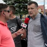 Raków. Letni Raport Dnia z Rakowa. Robert Szumielewicz i Dariusz Jóźwik z Urzędu Gminy w Rakowie / Krzysztof Bujnowicz / Radio Kielce