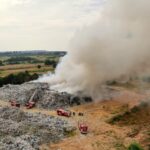 Fałków. Pożar wysypiska śmieci / KP PSP w Końskich