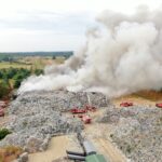 Fałków. Pożar wysypiska śmieci / KP PSP w Końskich