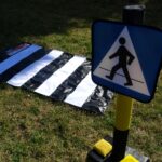 Ostrowiec Świętokrzyski. Dzieci z przedszkola nr 11 bawią się w drogowym miasteczku / Emilia Sitarska / Radio Kielce