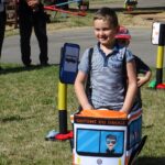 Ostrowiec Świętokrzyski. Dzieci z przedszkola nr 11 bawią się w drogowym miasteczku / Emilia Sitarska / Radio Kielce