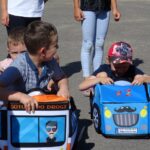 Ostrowiec Świętokrzyski. Dzieci z przedszkola nr 11 bawią się w drogowym miasteczku / Emilia Sitarska / Radio Kielce