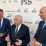 Na zdjęciu (od lewej): Jarosław Karyś - przewodniczący klubu PiS w kieleckiej Radzie Miasta, poseł Krzysztof Lipiec i Marcin Perz - prezes SSE „Starachowice” / Monika Miller / Radio Kielce