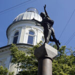 Pomnik kominiarczyka / Marlena Płaska / Mateusz Kaczmarczyk / Radio Kielce