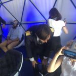 Wirtualny Teatr Historii „Niepodległa” zagościł na dziedzińcu Zamku Królewskiego w Sandomierzu / Grażyna Szlęzak-Wójcik / Radio Kielce