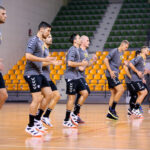 Pierwszy trening zawodników PGE Vive Kielce / Wiktor Taszłow / Radio Kielce