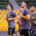 Pierwszy trening zawodników PGE Vive Kielce / Wiktor Taszłow / Radio Kielce