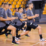 Pierwszy trening zawodników PGE Vive Kielce / Wiktor Taszłow / Radio Kielce