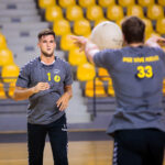 Pierwszy trening zawodników PGE Vive Kielce / Wiktor Taszłow / Radio Kielce