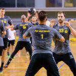 Pierwszy trening zawodników PGE Vive Kielce / Wiktor Taszłow / Radio Kielce