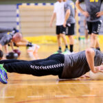 Pierwszy trening zawodników PGE Vive Kielce / Wiktor Taszłow / Radio Kielce