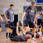 Pierwszy trening zawodników PGE Vive Kielce / Wiktor Taszłow / Radio Kielce