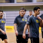 Pierwszy trening zawodników PGE Vive Kielce / Wiktor Taszłow / Radio Kielce