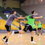 Pierwszy trening zawodników PGE Vive Kielce / Wiktor Taszłow / Radio Kielce