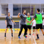 Pierwszy trening zawodników PGE Vive Kielce / Wiktor Taszłow / Radio Kielce