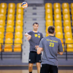 Pierwszy trening zawodników PGE Vive Kielce / Wiktor Taszłow / Radio Kielce