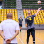 Pierwszy trening zawodników PGE Vive Kielce / Wiktor Taszłow / Radio Kielce