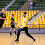 Pierwszy trening zawodników PGE Vive Kielce / Wiktor Taszłow / Radio Kielce