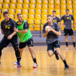 Pierwszy trening zawodników PGE Vive Kielce / Wiktor Taszłow / Radio Kielce