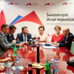 Konferencja wojewody świętokrzyskiego Agaty Wojtyszek / Wiktor Taszłow / Radio Kielce