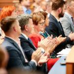 Spotkanie z przedstawicielami samorządów ws. przywrócenia komunikacji publicznej do małych miejscowości województwa świętokrzyskiego / Wiktor Taszłow / Radio Kielce