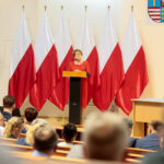 Spotkanie z przedstawicielami samorządów ws. przywrócenia komunikacji publicznej do małych miejscowości województwa świętokrzyskiego. Maria Zuba - poseł PiS / Wiktor Taszłow / Radio Kielce