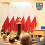 Spotkanie z przedstawicielami samorządów ws. przywrócenia komunikacji publicznej do małych miejscowości województwa świętokrzyskiego. Maria Zuba - poseł PiS / Wiktor Taszłow / Radio Kielce