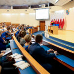 Spotkanie z przedstawicielami samorządów ws. przywrócenia komunikacji publicznej do małych miejscowości województwa świętokrzyskiego / Wiktor Taszłow / Radio Kielce