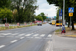 Kielce. Skrzyżowanie ulic Warszawskiej, Jesionowej i Świętokrzyskiej / Wiktor Taszłow / Radio Kielce