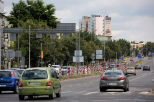 Kielce. Skrzyżowanie ulic Warszawskiej, Jesionowej i Świętokrzyskiej / Wiktor Taszłow / Radio Kielce