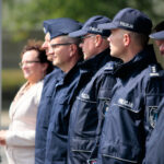 Przekazanie nowych radiowozów świętokrzyskiej policji. W przekazaniu uczestniczyła wojewoda świętokrzyski Agata Wojtyszek / Wiktor Taszłow / Radio Kielce