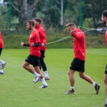 Trening piłkarzy Korony Kielce / Wiktor Taszłow / Radio Kielce