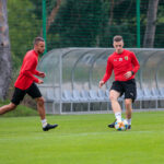 Trening piłkarzy Korony Kielce / Wiktor Taszłow / Radio Kielce