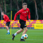 Trening piłkarzy Korony Kielce / Wiktor Taszłow / Radio Kielce