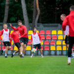 Trening piłkarzy Korony Kielce / Wiktor Taszłow / Radio Kielce