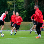 Trening piłkarzy Korony Kielce / Wiktor Taszłow / Radio Kielce