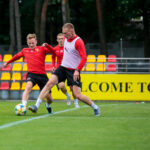 Trening piłkarzy Korony Kielce / Wiktor Taszłow / Radio Kielce