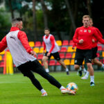 Trening piłkarzy Korony Kielce / Wiktor Taszłow / Radio Kielce