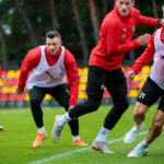 Trening piłkarzy Korony Kielce / Wiktor Taszłow / Radio Kielce