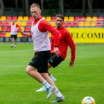 Trening piłkarzy Korony Kielce / Wiktor Taszłow / Radio Kielce