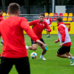 Trening piłkarzy Korony Kielce / Wiktor Taszłow / Radio Kielce