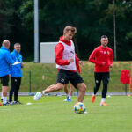 Trening piłkarzy Korony Kielce / Wiktor Taszłow / Radio Kielce