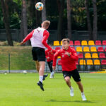 Trening piłkarzy Korony Kielce / Wiktor Taszłow / Radio Kielce